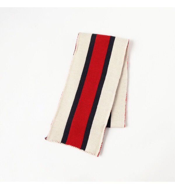 BEAMS PLUS「School Scarf Jacquard Stripe」|マフラー|