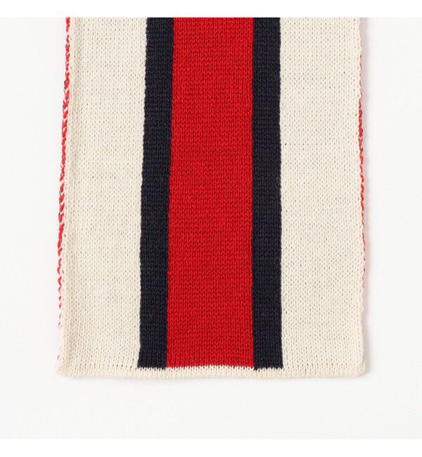 BEAMS PLUS「School Scarf Jacquard Stripe」|マフラー|