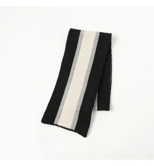 BEAMS PLUS「School Scarf Jacquard Stripe」|マフラー|