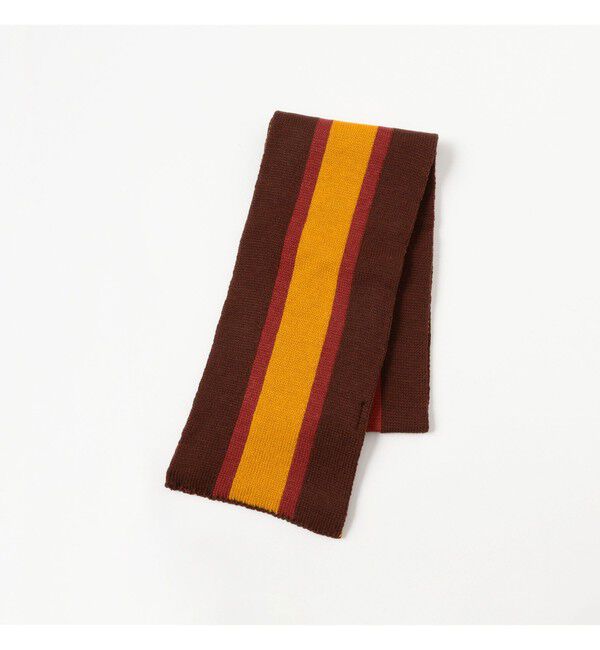 BEAMS PLUS「School Scarf Jacquard Stripe」|マフラー|