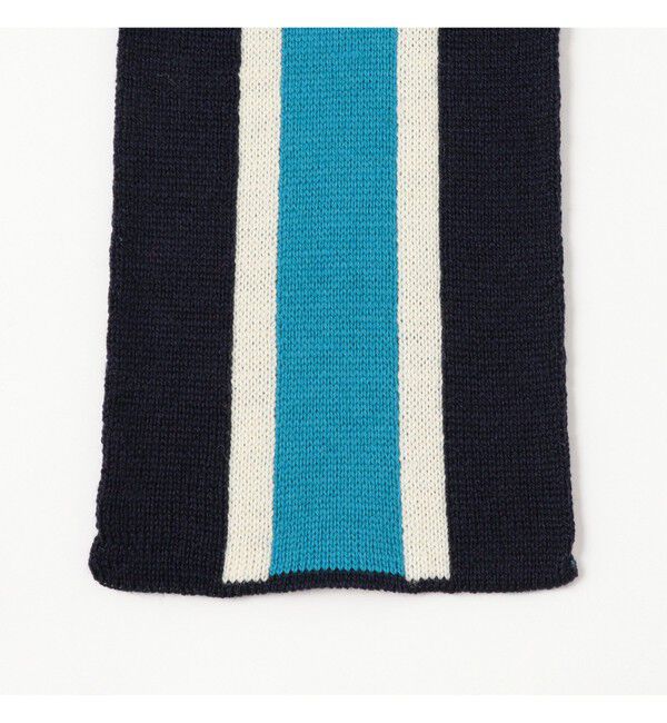 BEAMS PLUS「School Scarf Jacquard Stripe」|マフラー|