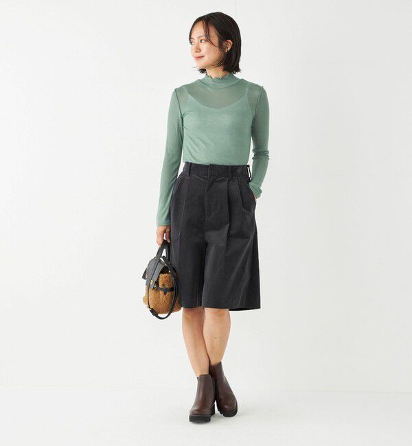 SHIPS Colors 「SHIPS Colors:〈洗濯機可能〉ストレッチ コーデュロイ キュロット」|キュロット|