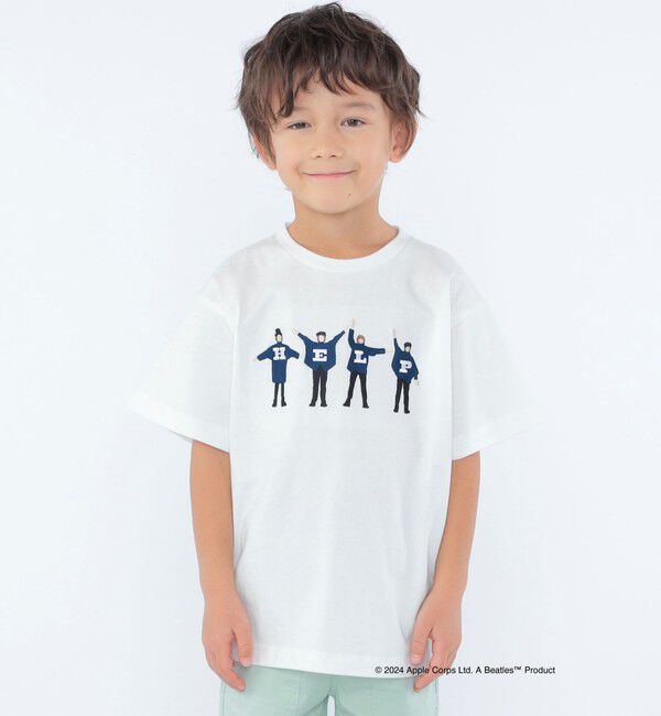 SHIPS KIDS「SHIPS KIDS:100～130cm / 〈家族おそろい〉【THE BEATLES】TEE」|Tシャツ・カットソー|