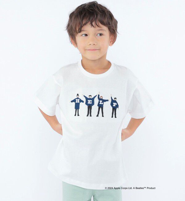 SHIPS KIDS「SHIPS KIDS:100～130cm / 〈家族おそろい〉【THE BEATLES】TEE」|Tシャツ・カットソー|