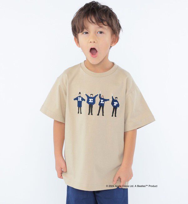 SHIPS KIDS「SHIPS KIDS:100～130cm / 〈家族おそろい〉【THE BEATLES】TEE」|Tシャツ・カットソー|