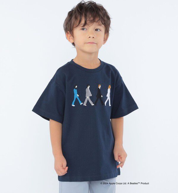 SHIPS KIDS「SHIPS KIDS:100～130cm / 〈家族おそろい〉【THE BEATLES】TEE」|Tシャツ・カットソー|