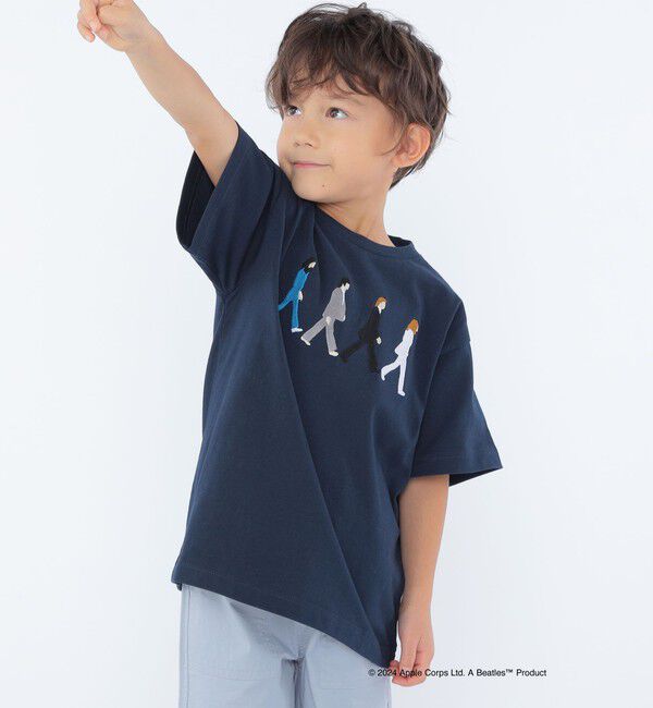 SHIPS KIDS「SHIPS KIDS:100～130cm / 〈家族おそろい〉【THE BEATLES】TEE」|Tシャツ・カットソー|