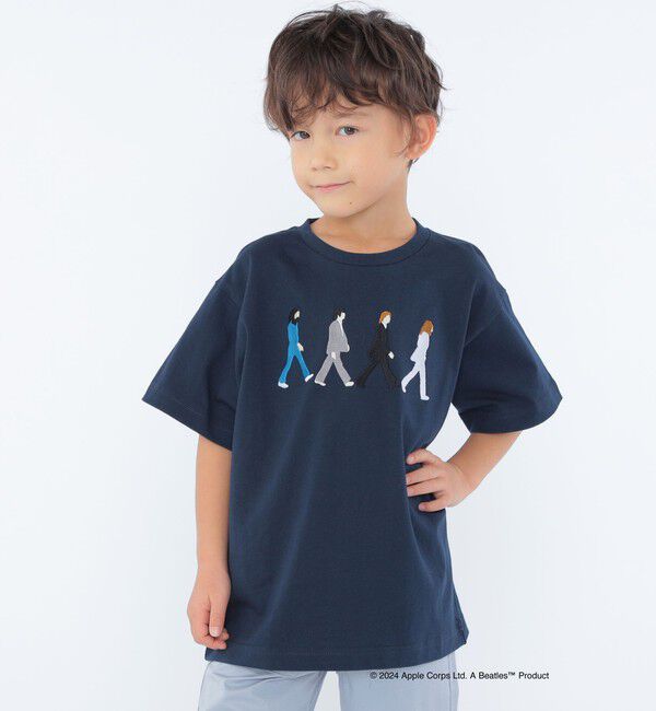 SHIPS KIDS「SHIPS KIDS:100～130cm / 〈家族おそろい〉【THE BEATLES】TEE」|Tシャツ・カットソー|