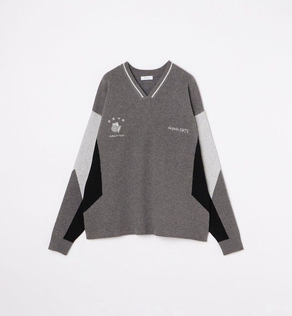 SHIPS any「SHIPS any: 〈手洗い可能〉ダブルジャガード ゲームシャツ ニット◇」|ニット・セーター|