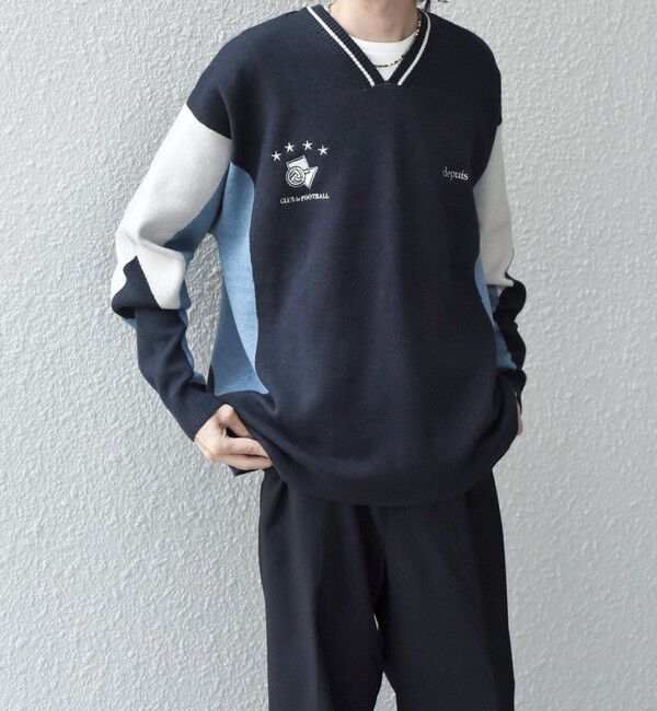 SHIPS any「SHIPS any: 〈手洗い可能〉ダブルジャガード ゲームシャツ ニット◇」|ニット・セーター|