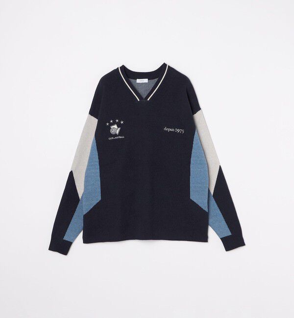 SHIPS any「SHIPS any: 〈手洗い可能〉ダブルジャガード ゲームシャツ ニット◇」|ニット・セーター|