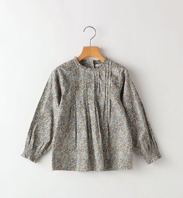 SHIPS KIDS「SHIPS KIDS:100～130cm / リバティ 長袖 ブラウス」|シャツ・ブラウス|