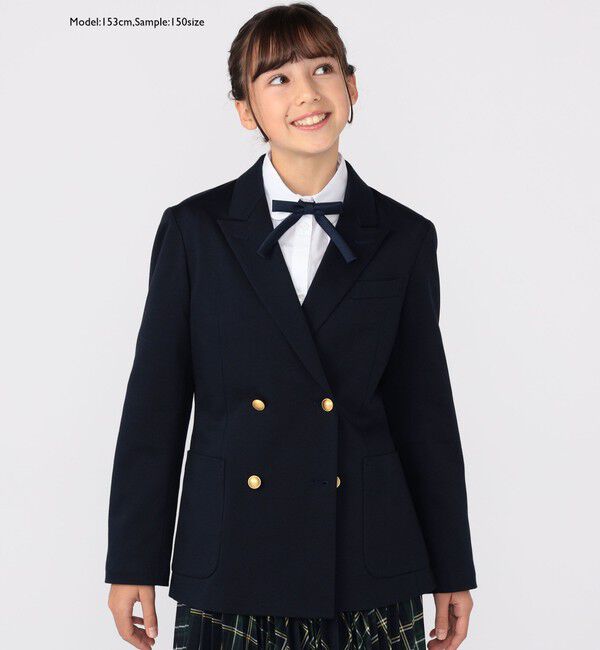 SHIPS KIDS「SHIPS KIDS:140～160cm / ポンチ ダブル ジャケット」|その他|