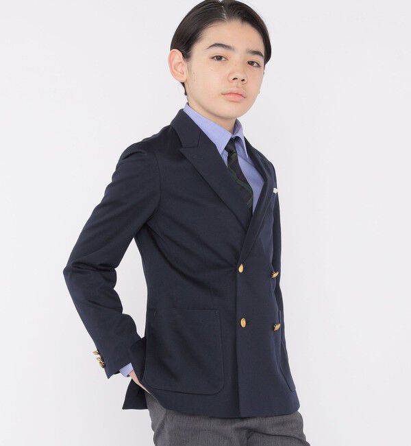 SHIPS KIDS「SHIPS KIDS:140～160cm / ポンチ ダブル ジャケット」|その他|