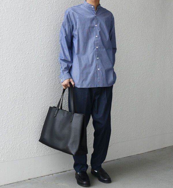 SHIPS any「SHIPS any: スプリット レザー トートバッグ (クラッチバッグ付き) 25AW◇」|トートバッグ|