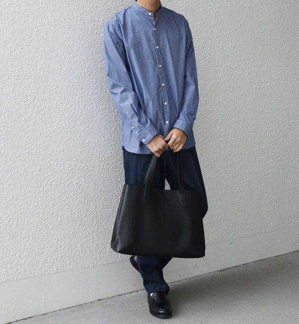 SHIPS any「SHIPS any: スプリット レザー トートバッグ (クラッチバッグ付き) 25AW◇」|トートバッグ|