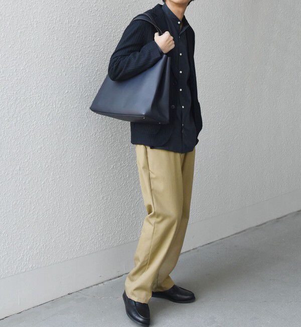 SHIPS any「SHIPS any: スプリット レザー トートバッグ (クラッチバッグ付き) 25AW◇」|トートバッグ|