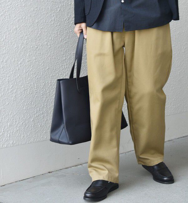 SHIPS any「SHIPS any: スプリット レザー トートバッグ (クラッチバッグ付き) 25AW◇」|トートバッグ|