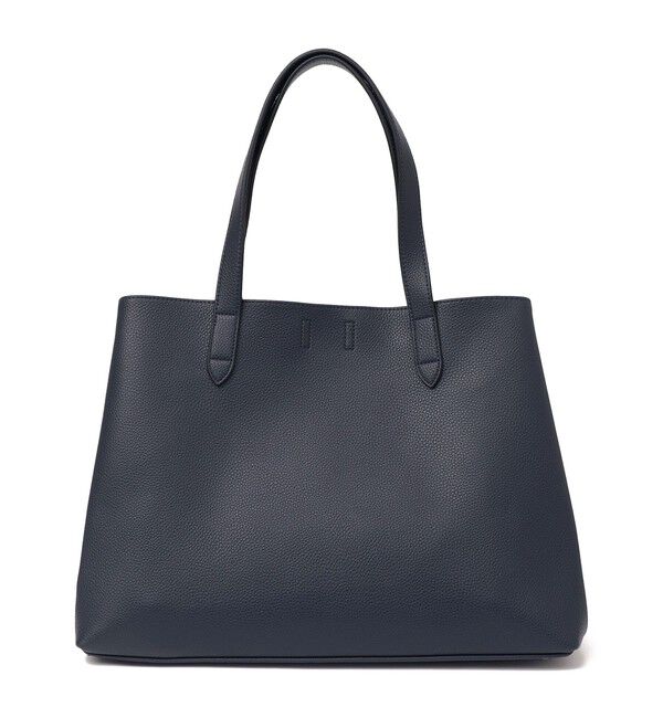 SHIPS any「SHIPS any: スプリット レザー トートバッグ (クラッチバッグ付き) 25AW◇」|トートバッグ|