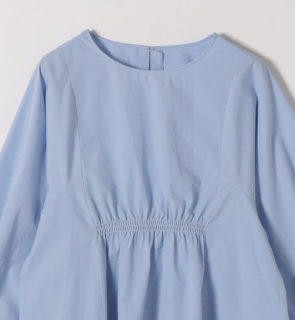 SHIPS any「SHIPS any:〈洗濯機可能〉REPREVE ギャザー パフシャツ ブラウス」|シャツ・ブラウス|