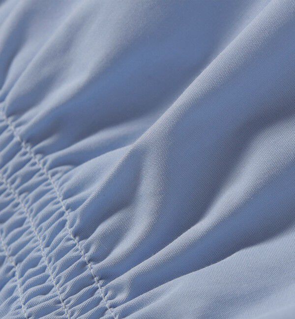 SHIPS any「SHIPS any:〈洗濯機可能〉REPREVE ギャザー パフシャツ ブラウス」|シャツ・ブラウス|