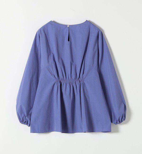 SHIPS any「SHIPS any:〈洗濯機可能〉REPREVE ギャザー パフシャツ ブラウス」|シャツ・ブラウス|