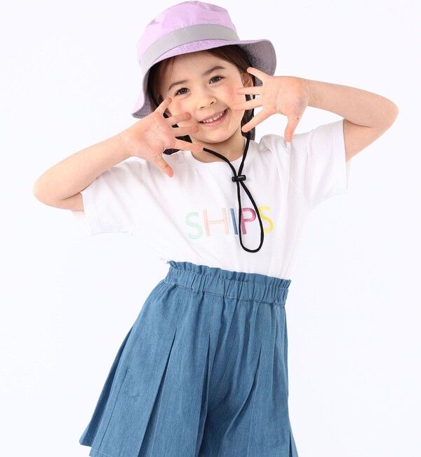 SHIPS KIDS「SHIPS KIDS:100～130cm / SHIPS ロゴ TEE」|Tシャツ・カットソー|