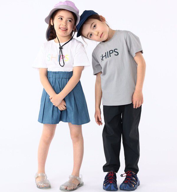 SHIPS KIDS「SHIPS KIDS:100～130cm / SHIPS ロゴ TEE」|Tシャツ・カットソー|