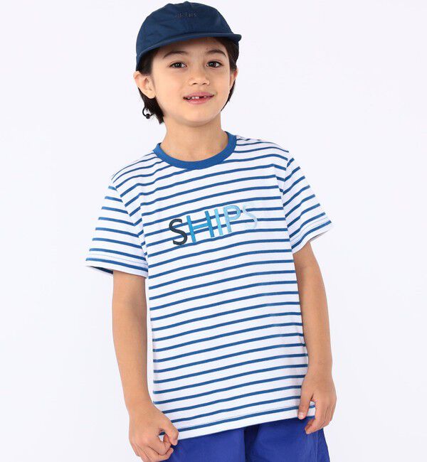 SHIPS KIDS「SHIPS KIDS:100～130cm / SHIPS ロゴ TEE」|Tシャツ・カットソー|