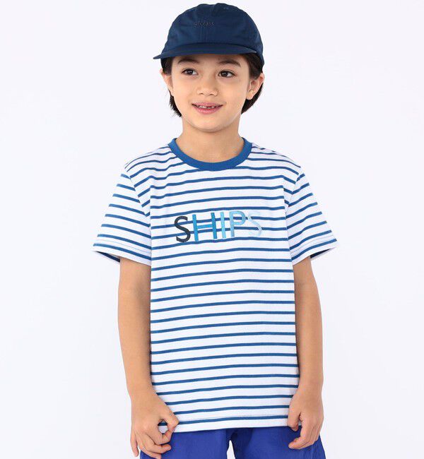 SHIPS KIDS「SHIPS KIDS:100～130cm / SHIPS ロゴ TEE」|Tシャツ・カットソー|