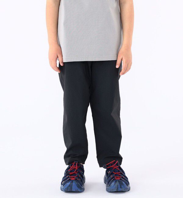 SHIPS KIDS「SHIPS KIDS:100～130cm /〈UVカット〉ナイロン ストレッチ パンツ」|チノ|ブラック