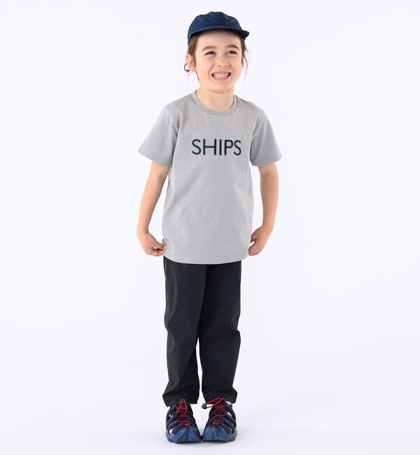 SHIPS KIDS「SHIPS KIDS:100～130cm /〈UVカット〉ナイロン ストレッチ パンツ」|チノ|