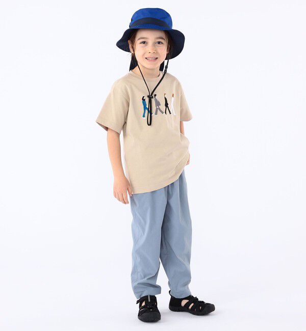 SHIPS KIDS「SHIPS KIDS:100～130cm /〈UVカット〉ナイロン ストレッチ パンツ」|チノ|
