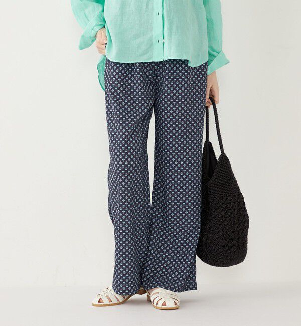 SHIPS Colors 「SHIPS Colors:〈手洗い可能〉プロヴァンス プリント ゴム パンツ」|その他|