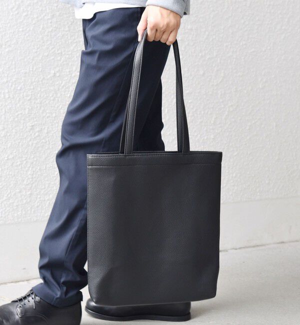 SHIPS any「SHIPS any: スプリット レザー スマート トートバッグ◇」|トートバッグ|