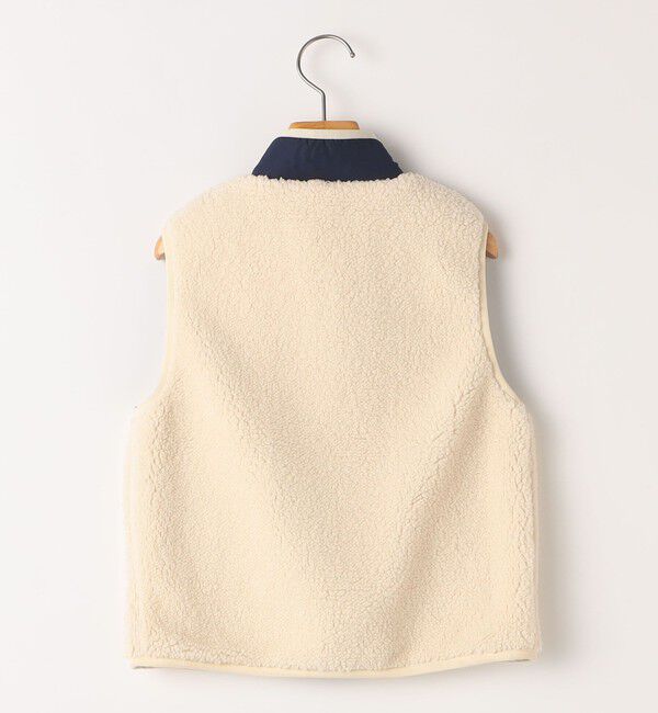 SHIPS KIDS「SHIPS KIDS:100～130cm/〈洗濯機可能〉ボア リバーシブル ベスト」|ダウンベスト・ベスト|