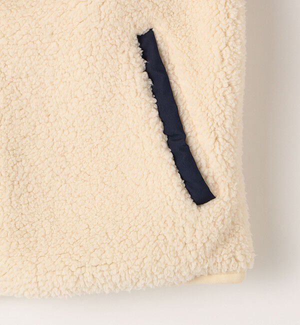 SHIPS KIDS「SHIPS KIDS:100～130cm/〈洗濯機可能〉ボア リバーシブル ベスト」|ダウンベスト・ベスト|