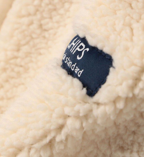 SHIPS KIDS「SHIPS KIDS:100～130cm/〈洗濯機可能〉ボア リバーシブル ベスト」|ダウンベスト・ベスト|