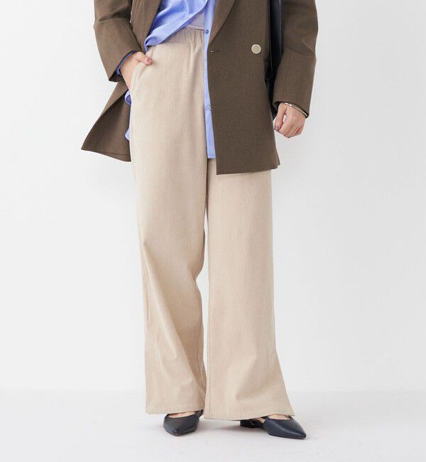 SHIPS Colors 「SHIPS Colors:〈手洗い可能〉カット コーデュロイ ゴム パンツ◇」|その他|