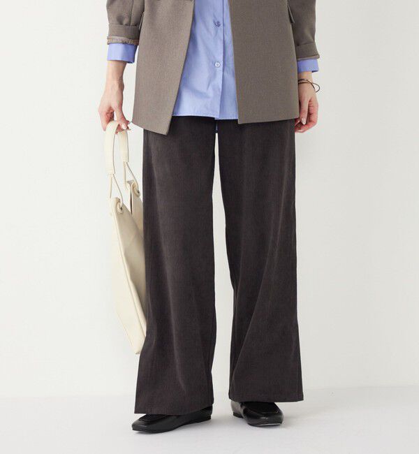 SHIPS Colors 「SHIPS Colors:〈手洗い可能〉カット コーデュロイ ゴム パンツ◇」|その他|