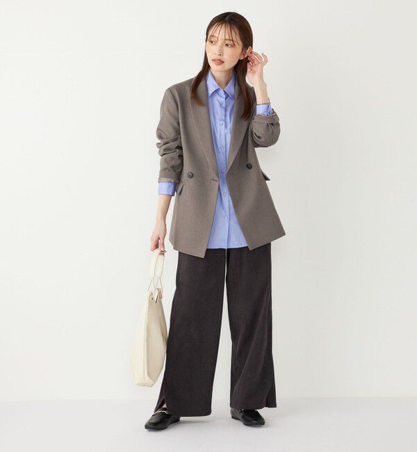 SHIPS Colors 「SHIPS Colors:〈手洗い可能〉カット コーデュロイ ゴム パンツ◇」|その他|