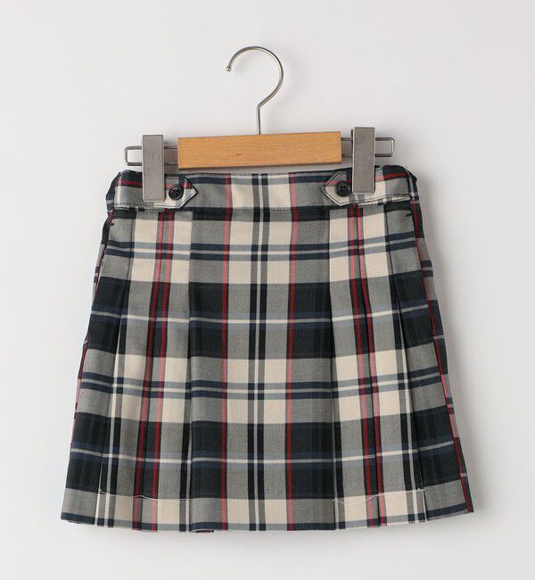 SHIPS KIDS「SHIPS KIDS:100～130cm / チェック プリーツ スカート」|スカート|
