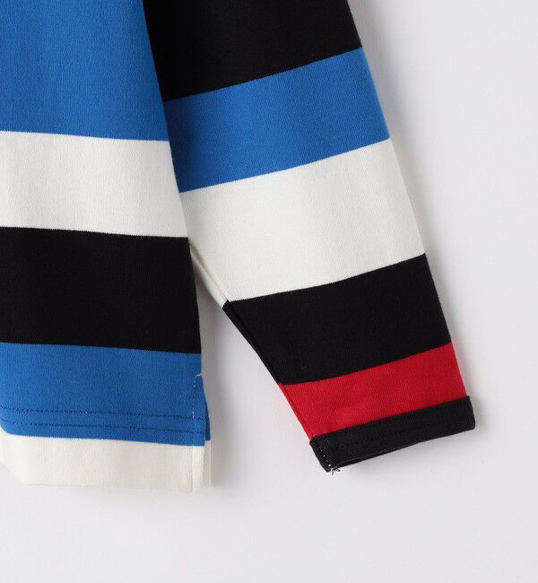SHIPS KIDS「SHIPS KIDS:100～125cm/ マルチ ボーダー ロングスリーブ Tシャツ」|Tシャツ・カットソー|
