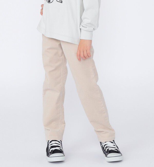 SHIPS KIDS「SHIPS KIDS:100～130cm / ストレッチ コーデュロイ 5ポケット パンツ」|チノ|