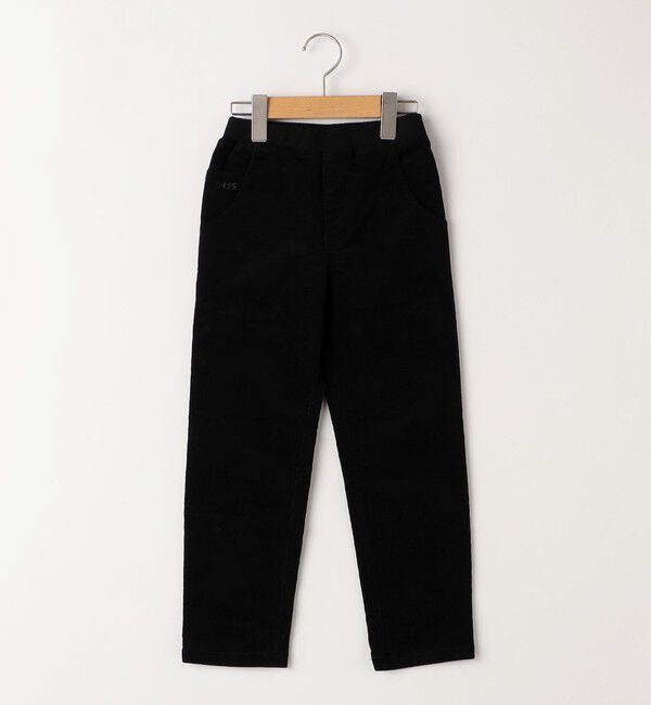 SHIPS KIDS「SHIPS KIDS:100～130cm / ストレッチ コーデュロイ 5ポケット パンツ」|チノ|ブラック