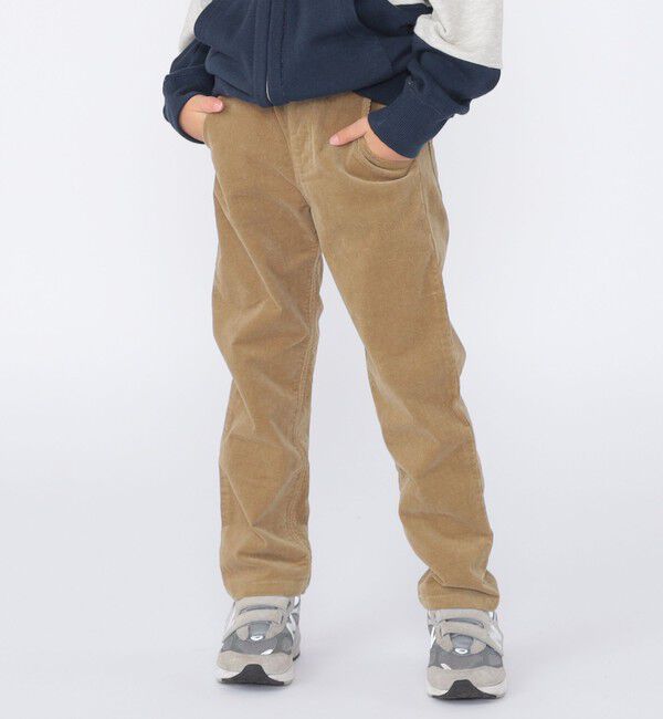 SHIPS KIDS「SHIPS KIDS:100～130cm / ストレッチ コーデュロイ 5ポケット パンツ」|チノ|
