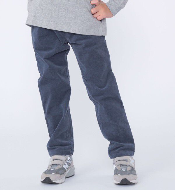 SHIPS KIDS「SHIPS KIDS:100～130cm / ストレッチ コーデュロイ 5ポケット パンツ」|チノ|ライトブルー