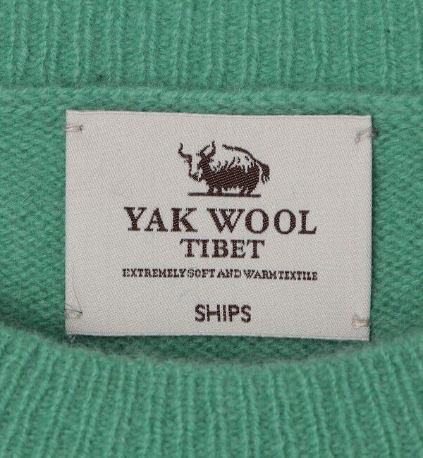 SHIPS「SHIPS: 5ゲージ ヤク ブレンド クルーネック ニット」|ニット・セーター|