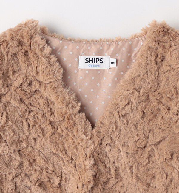 SHIPS Colors 「SHIPS Colors:90～140cm / 〈手洗い可能〉ボア ベスト 2」|ダウンベスト・ベスト|