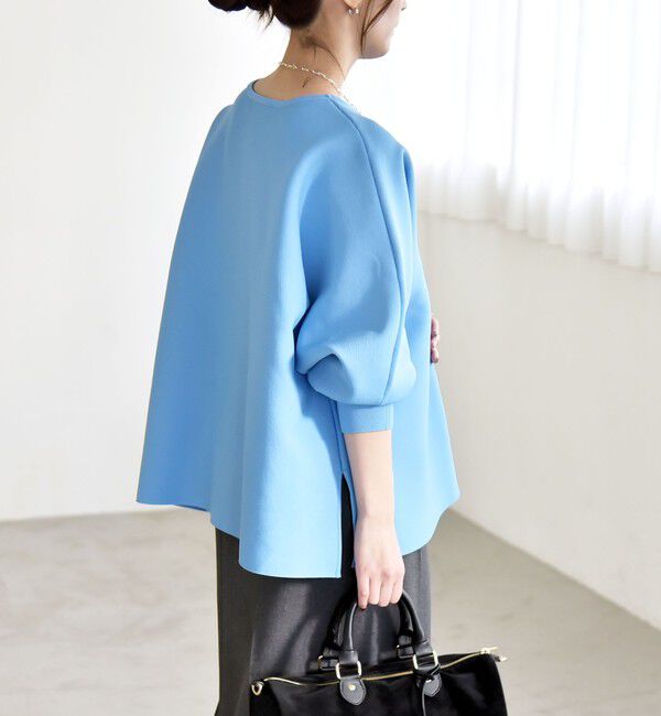 quaranciel「quaranciel:〈手洗い可能〉ボートネック ワイド ニット プルオーバー」|ニット・セーター|